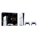 PlayStation 5 Console Digital Edition Slim and White DualSense Bundle