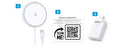 15W Magnetic Wireless Charging Pad for iPhone & Airpods Fast Charger White Power Adapter