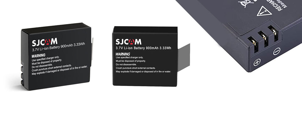 3.7V 900mAh 3.33Wh Li-ion Battery Car Sports Camera SJ6000 SJ4000 SJ7000 M10 - Foto 11