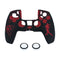 Protective Silicone Cover With Thumb Caps For PS5 (Football Red)