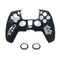 Protective Silicone Cover With Thumb Caps For PS5 (Racing Car White)