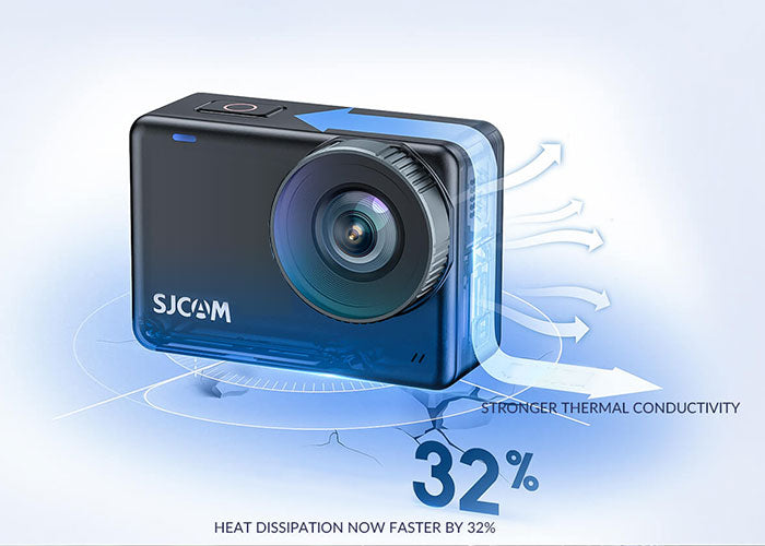 SJCAM SJ10 Pro Action Camera Real 4K 60FPS 10M Body Waterproof Video Sports Cam Dual-Band WiFi Supersmooth Gyro Stabilization Live Streaming