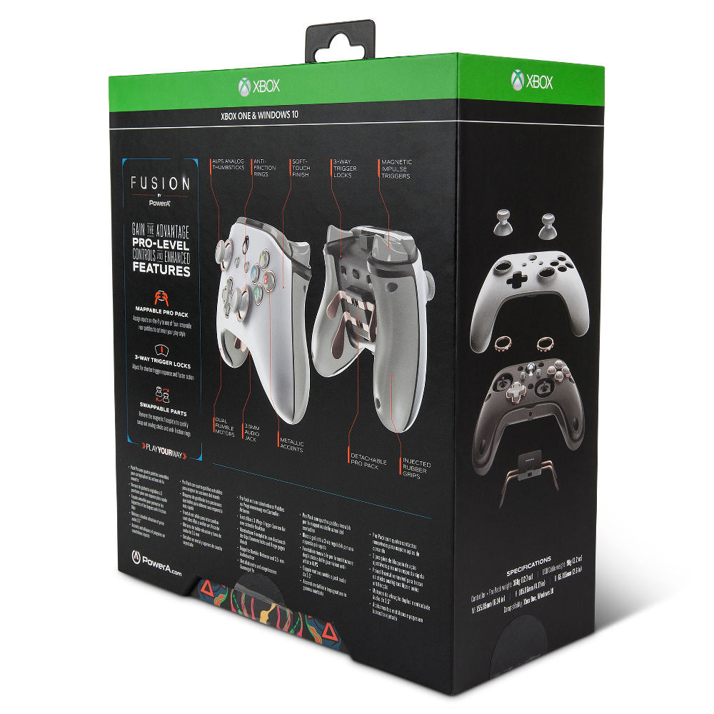 PowerA Fusion Pro Wired Controller White Xbox One PC GAMORY