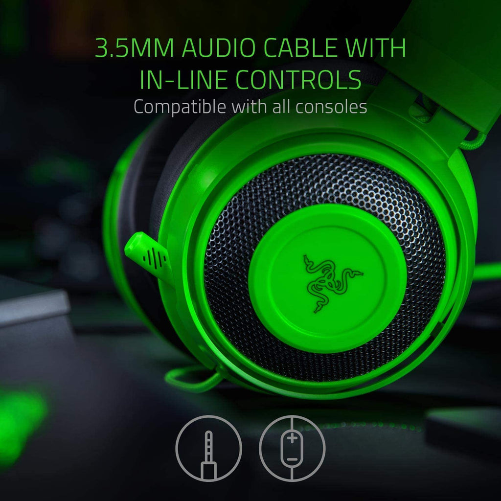 Razer Kraken Multi-Platform Wired Gaming Headset (Green)