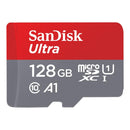 SanDisk Ultra microSDXC 128GB UHS-I Class 10 Memory Card 100MB/s with Adapter Storage SanDisk