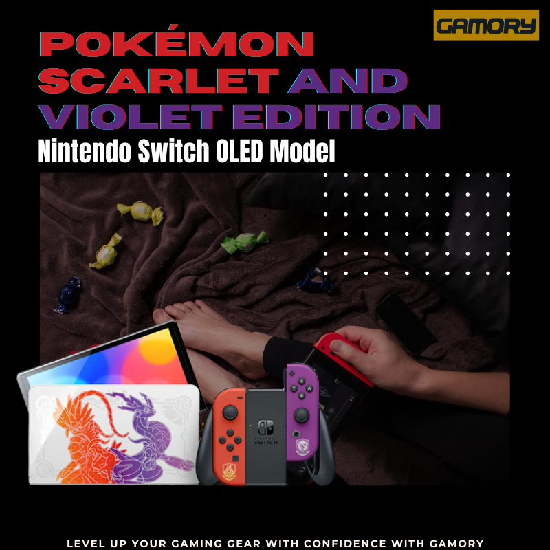 NEW: Nintendo Switch Console OLED Pokémon Scarlet & Violet Edition – GAMORY