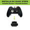 HIDEit 4 PlayStation 4 (PS4) Wall Mount Bracket (Black) - Dual Controller Bundle