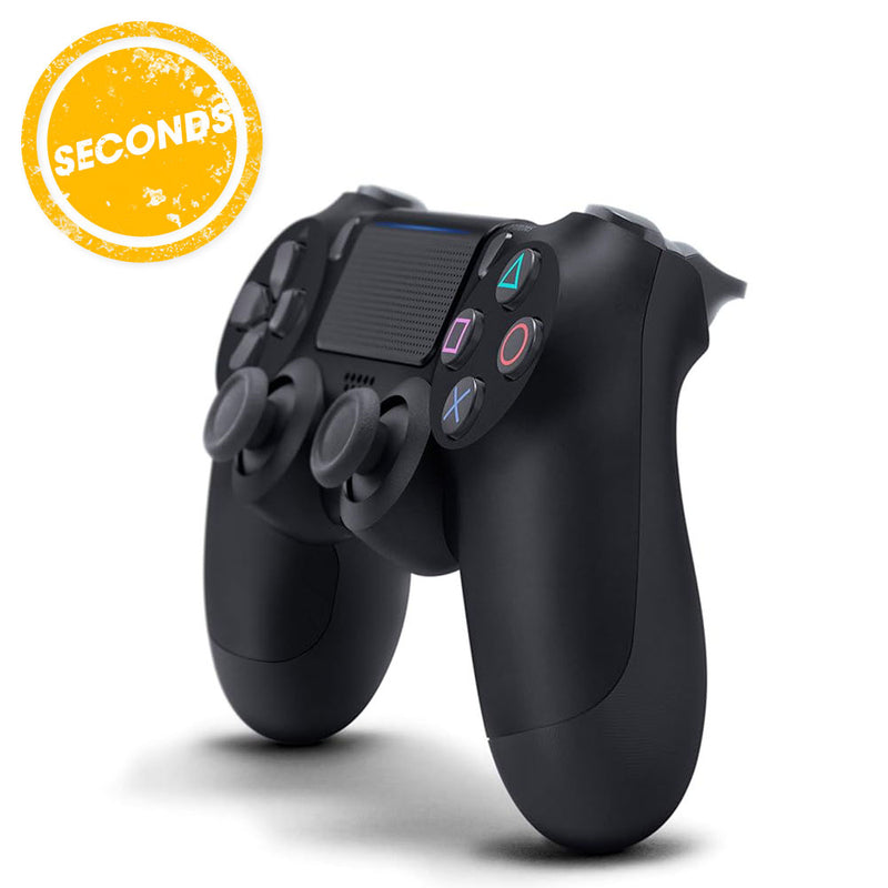 "SECONDS" Sony PS4 PlayStation 4 DualShock 4 Wireless Controller V2 (Jet Black)