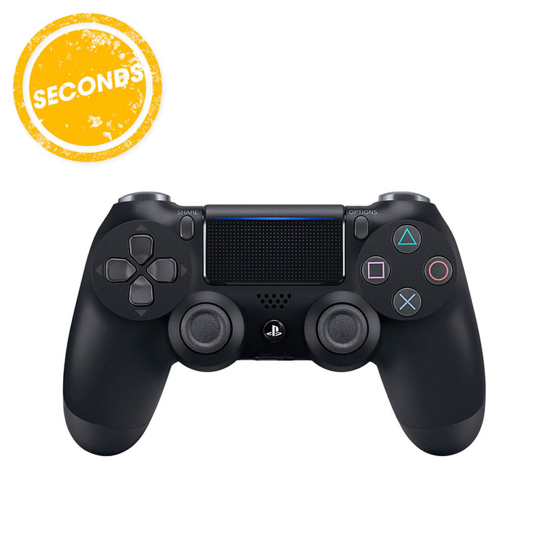 "SECONDS" Sony PS4 PlayStation 4 DualShock 4 Wireless Controller V2 (Jet Black)