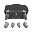 Savage Raven by Skull & Co. GripCase Lite Bundle for Switch Lite (with MaxCarry Case Lite) - Grey