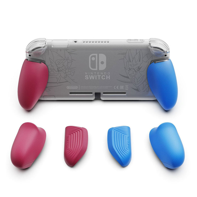 Savage Raven by Skull & Co. GripCase Lite for Switch Lite - Cyan & Magenta