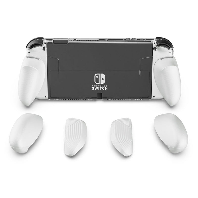 Savage Raven by Skull & Co. GripCase OLED Only for Nintendo SWITCH OLED Model - OLED White