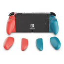 Savage Raven by Skull & Co. GripCase OLED Only for Nintendo SWITCH OLED Model - Neon Red & Blue