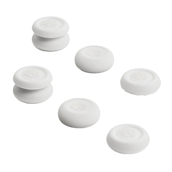 Savage Raven by Skull & Co. Thumb Grip Set for Pro Controller/PS4/PS5 Controller- White (TG005-WT)
