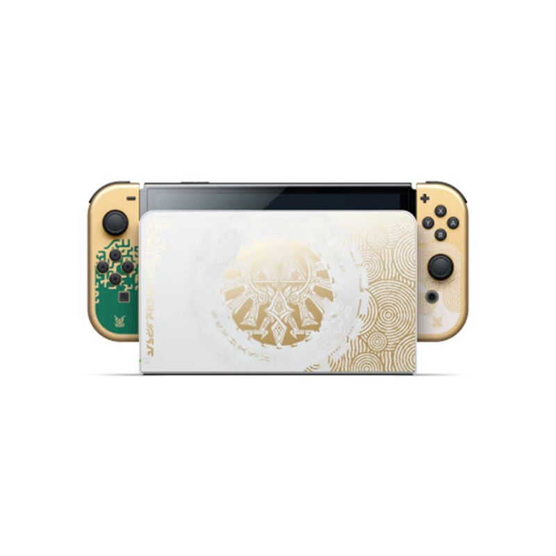 New Nintendo Switch OLED Model White Joy Con 64GB Console HD Screen -  Bundle - The Legend of Zelda: Breath of the Wild - PowerA Nintendo Switch  Case