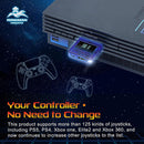Brook Wingman PS2 converter/adapter (PS2/PS1/PS classic) – Transparent Blue