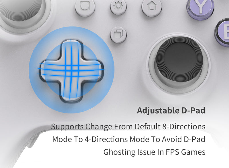GuliKit KK 3 Max Wireless Controller for Nintendo Switch/PC/Android/Mac OS/iOS (Retro) Grey NS39