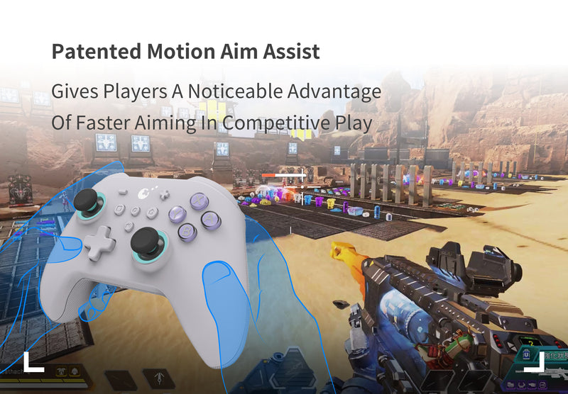 GuliKit KK 3 Max Wireless Controller for Nintendo Switch/PC/Android/Mac OS/iOS (Retro) Grey NS39