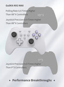 GuliKit KK 3 Max Wireless Controller for Nintendo Switch/PC/Android/Mac OS/iOS (Retro) Grey NS39