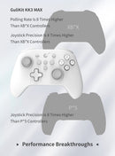 GuliKit KK 3 Max Wireless Controller for Nintendo Switch/PC/Android/Mac OS/iOS (White) NS39