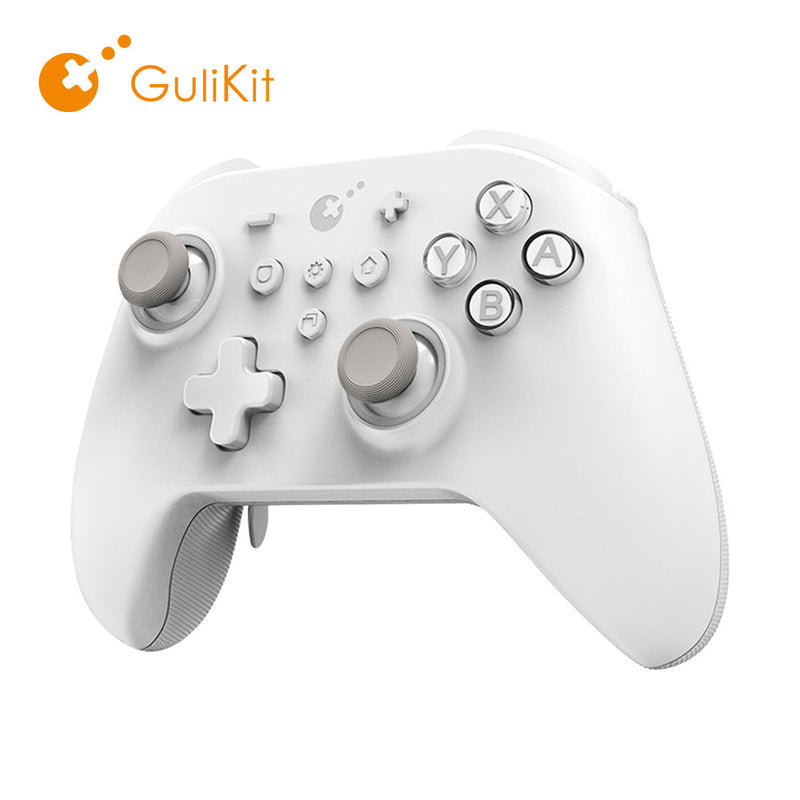 GuliKit KK 3 Max Wireless Controller for Nintendo Switch/PC/Android/Mac OS/iOS (White) NS39
