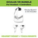 HIDEit Wall Mount Bundle Compatible with Oculus Quest 2 - (Black)