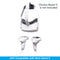 HIDEit Wall Mount Bundle Compatible with Oculus Quest 2 - (Black)