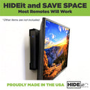 HIDEit Uni-MW | Adjustable Xbox 360 + Xbox One + Xbox One Slim Wall Mount (Black)