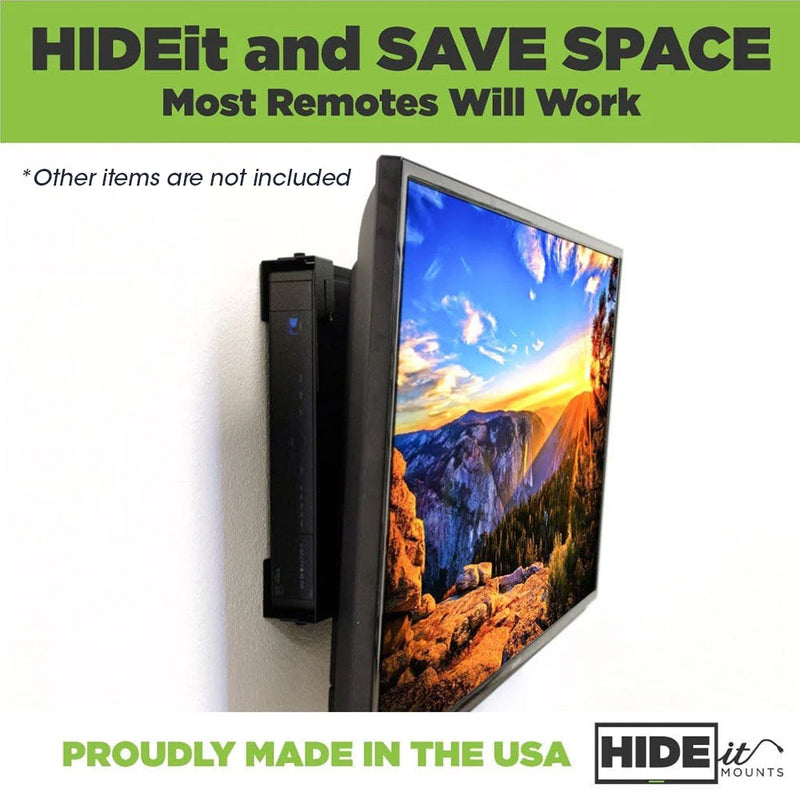 HIDEit Uni-MW | Adjustable Xbox 360 + Xbox One + Xbox One Slim Wall Mount (Black)