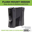 HIDEit Uni-MW | Adjustable Xbox 360 + Xbox One + Xbox One Slim Wall Mount (Black)