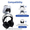 HONCAM 2 IN 1 Controller Charging Stand with Headset Hanger for PS5 Edge/Dualsense Controller(HC-A3729)