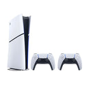 PlayStation 5 Console Digital Edition Slim and White DualSense Bundle