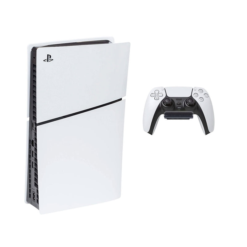 HIDEit PlayStation 5 Shelf Mount (Black) - Controller Bundle