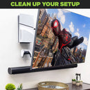 HIDEit PlayStation 5 Slim Mount (Black) - DualSense Charging Mount Bundle