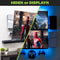 HIDEit PlayStation 5 Slim Mount (Black) - DualSense Charging Mount Bundle