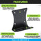 HIDEit PlayStation 5 Slim Mount (Black) - DualSense Charging Mount Bundle