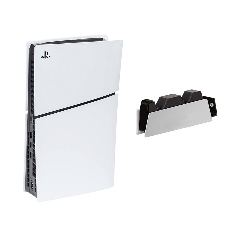 HIDEit PlayStation 5 Slim Mount (Black) - DualSense Charging Mount Bundle