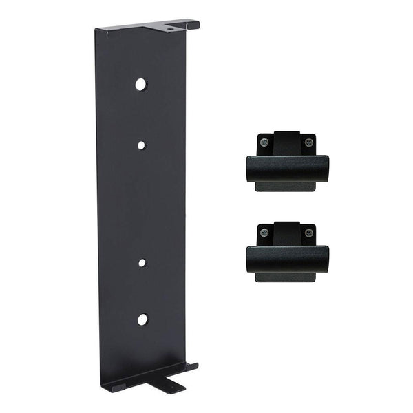 HIDEit 4S PlayStation 4 Slim (PS4 Slim) Vertical Wall Mount Bracket (Black) - Dual Controller Bundle