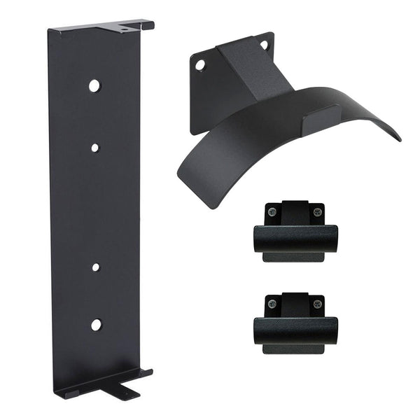 HIDEit 4S PlayStation 4 Slim (PS4 Slim) Vertical Wall Mount Bracket (Black) - Ultimate Bundle