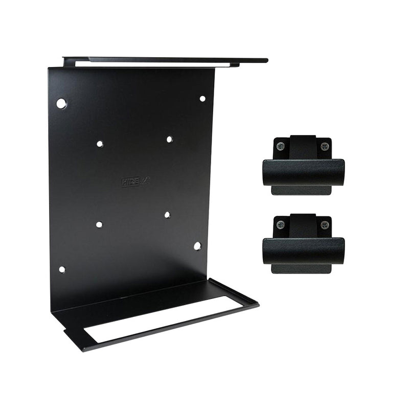 HIDEit X1X Xbox One X Vertical Wall Mount Bracket (Black) - Dual Controller Bundle