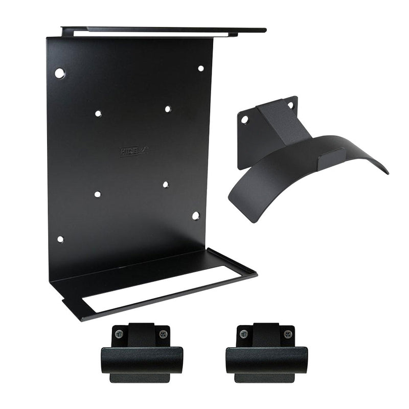 HIDEit X1X Xbox One X Vertical Wall Mount Bracket (Black) - Ultimate Controller Bundle
