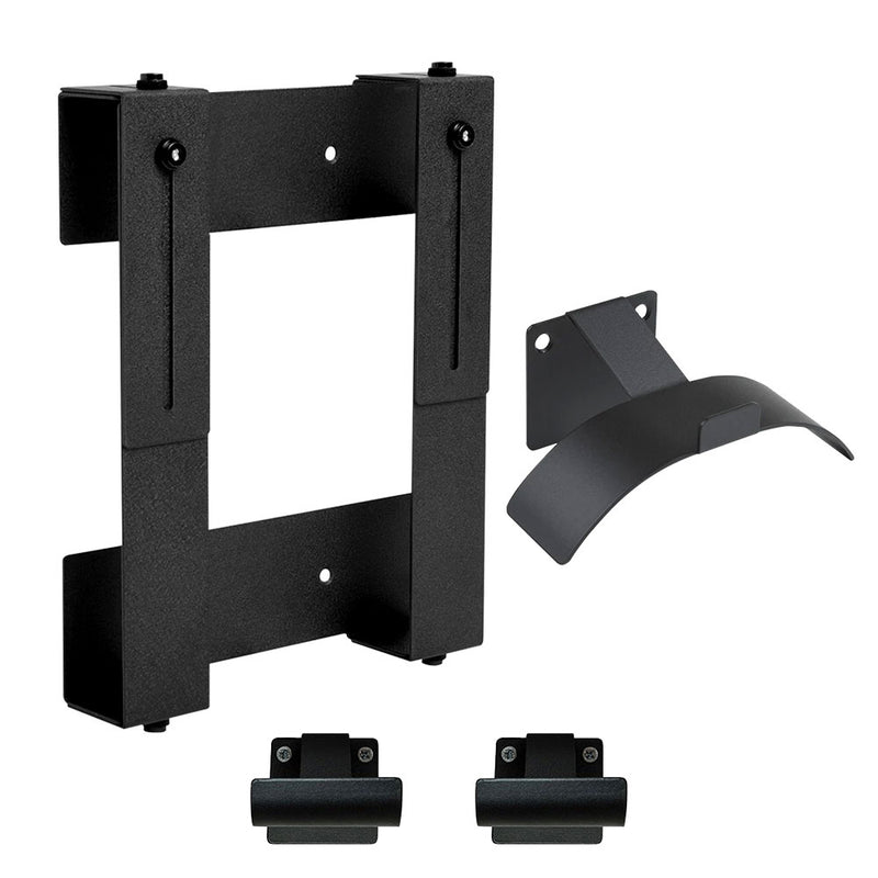HIDEit Uni-MW | Adjustable Xbox 360 + Xbox One + Xbox One Slim Wall Mount (Black) - Ultimate Bundle
