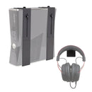 HIDEit Uni-MW | Adjustable Xbox 360 + Xbox One + Xbox One Slim Wall Mount (Black) - Headset Bundle