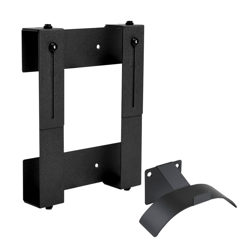 HIDEit Uni-MW | Adjustable Xbox 360 + Xbox One + Xbox One Slim Wall Mount (Black) - Headset Bundle