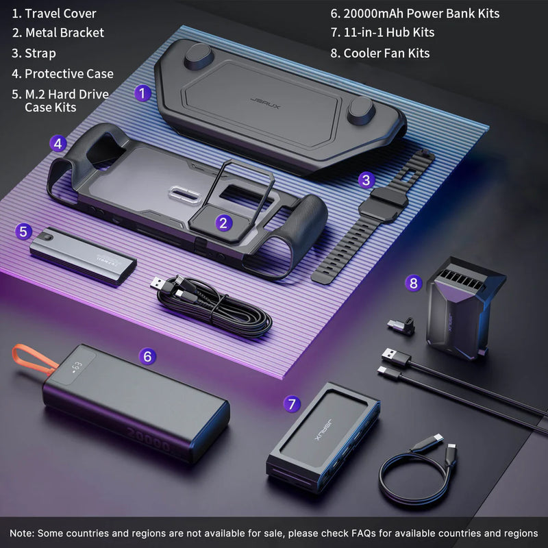 JSAUX ModCase for Steam Deck - PC0104 Cooler Kit