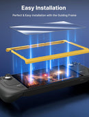 JSAUX 2-Pack Anti-Glare Screen Protector for Steam Deck with Guiding Frame - GP0110