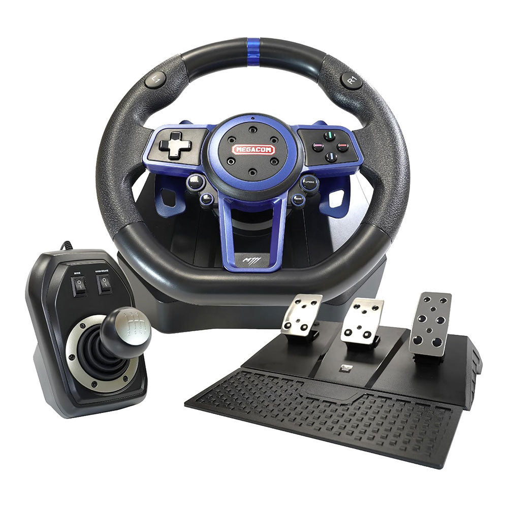 MEGAMAX WHEEL M111 Racing Steering Wheel 270/900 Degrees – GAMORY