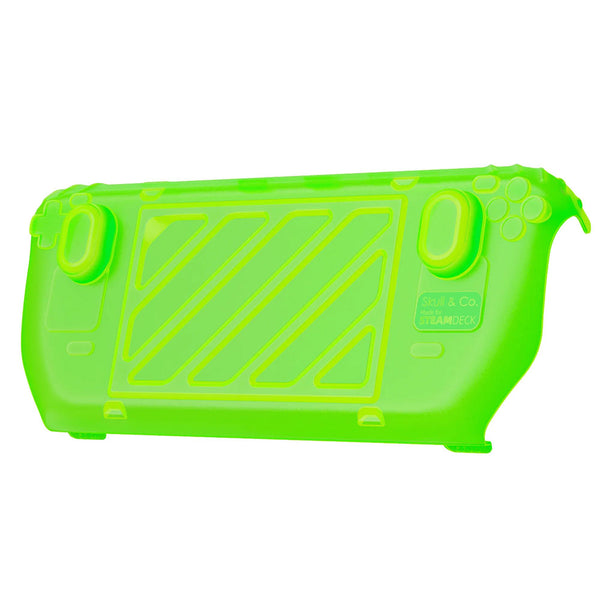 Skull & Co. Front Cover for Steam Deck GripCase - Neon Green