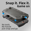 Savage Raven by Skull & Co. Front Cover Bundle for Nintendo Switch 2 StandGrip - Smoky Black Front Cover & Black StandGrip