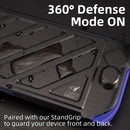 Savage Raven by Skull & Co. Front Cover Bundle for Nintendo Switch 2 StandGrip - Smoky Black Front Cover & Black StandGrip